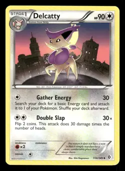 Delcatty 114/149 UC Boundaries Crossed LP Pokemon - Image 1