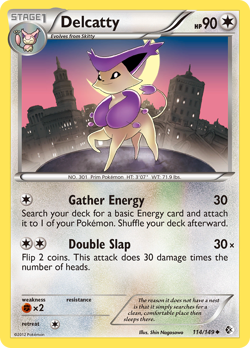 Delcatty 114/149 UC Boundaries Crossed LP Pokemon - Image 4