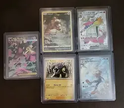 Pokemon Card Lot (5) - Raboot IR 147/142, M Mawile EX, Skeledirge ex - All NM - Image 1