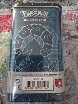 Pokemon TCG 2016 XY Volcanion Elite Trainer Deck Shield Tin Booster Packs - Image 1