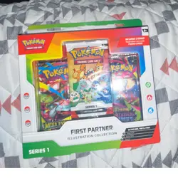 Pokemon TCG First Partner Illustration Series 1 Promo Box Charmander Rowlet - Image 1