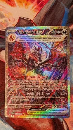 Pokemon Charizard ex 234/091 Special Illustration Rare Holo Sv: Paldean Fates - Image 1