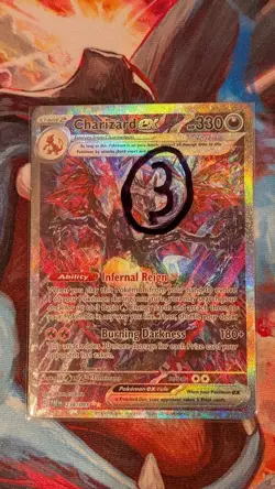 Pokemon Charizard ex 234/091 Special Illustration Rare Holo Sv: Paldean Fates - Image 2