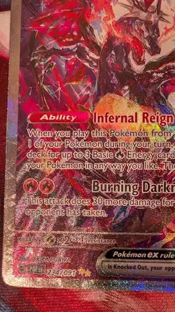Pokemon Charizard ex 234/091 Special Illustration Rare Holo Sv: Paldean Fates - Image 4
