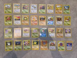 🔥 Jungle Set Complete Uncommon & Common Pokemon Cards Bundle 1999 WOTC 🔥 - Image 1
