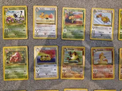 🔥 Jungle Set Complete Uncommon & Common Pokemon Cards Bundle 1999 WOTC 🔥 - Image 2