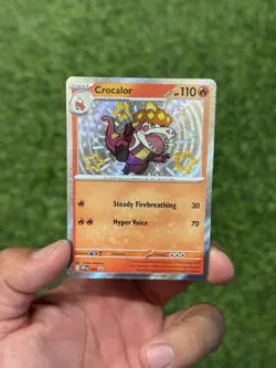 Pokemon Crocalor SVP 080 Black Star Promo Holo NM - Image 1
