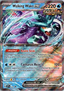 Walking Wake ex #127 Pokemon SVP: Scarlet & Violet Black Star Promo - Image 1