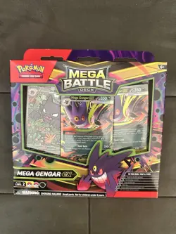 Pokemon Mega Gengar ex Mega Battle Deck Factory Sealed New TCG Box - Image 1