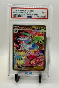 Pokemon PSA 9 Mega Venusaur EX #177 Graded Card - Image 1