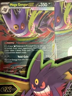Pokemon TCG: Mega Battle Deck Mega Gengar ex Factory Sealed New dents on box - Image 2