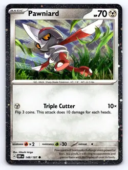 Pawniard 148/197 Cosmos Holo Promo Scarlet & Violet Promo Pokemon Near Mint - Image 1