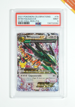Pokemon PSA 9 M Rayquaza Ex #76 Classic Collection Gran Festa 2021 Italiano - Image 1