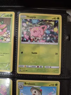 Pokemon Cute Pink Grass Type 9 Card Lot Bundle Hoppip Deerling - Image 4