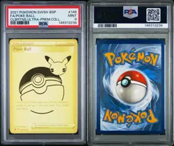 2021 Pokemon Celebrations Gold Poke Ball SWSH146 PSA 9 Ultra Premium Collection - Image 3