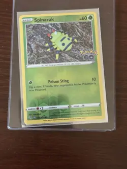 DITTO Pokemon Go Spinarak Peelable Ditto Card TCG Reverse Holo 006/078 - Image 1