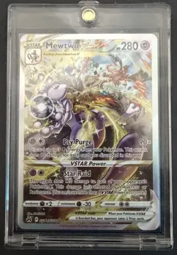Pokemon TCG Mewtwo VSTAR GG44/GG70 Sword & Shield Crown Zenith: Galarian Gallery - Image 1