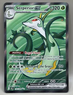 SERPERIOR EX 156/086 ULTRA RARE BLACK BOLT POKEMON NEAR MINT - Image 1