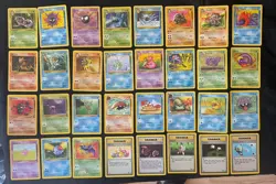 Pokemon Part Complete Fossil Set Commons/Uncommons 50% Complete M/EX No Dupes - Image 1