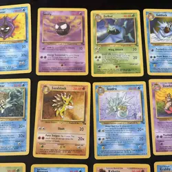 Pokemon Part Complete Fossil Set Commons/Uncommons 50% Complete M/EX No Dupes - Image 3