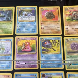Pokemon Part Complete Fossil Set Commons/Uncommons 50% Complete M/EX No Dupes - Image 4