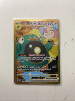Iono's Bellibolt EX 188/159 Gold Hyper Rare Pokemon TCG Journey Together - Image 1
