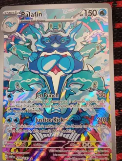 Pokemon Card TCG - Palafin 200/197 Illustration Rare Obsidian Flames Near Mint - Image 5