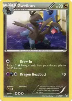 Zweilous 96/124 - Pokemon Dragons Exalted Uncommon Card - Image 1