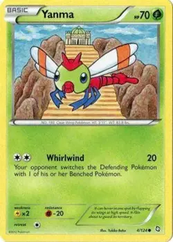 Yanma 4/124 - Pokemon Dragons Exalted Common Card - Image 1