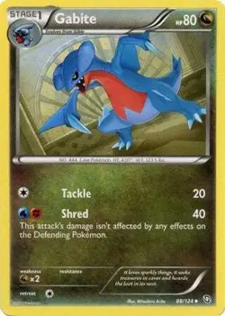 Gabite 88/124 - Pokemon Dragons Exalted Uncommon Card - Image 1