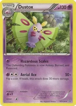 Dustox 47/124 - Pokemon Dragons Exalted Uncommon Card - Image 1