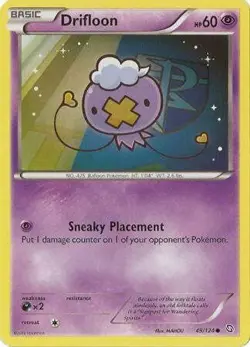 Drifloon 49/124 - Pokemon Dragons Exalted Common Card - Image 1
