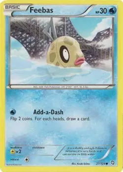 Feebas 27/124 - Pokemon Dragons Exalted Common Card - Image 1