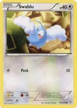 Swablu 105/124 - Pokemon Dragons Exalted Common Card - Image 1
