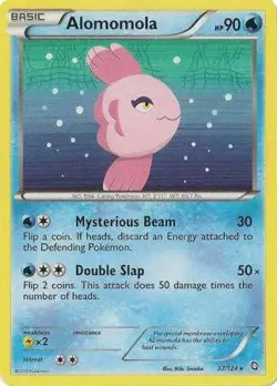 Alomomola 37/124 - Pokemon Dragons Exalted Rare Card - Image 1