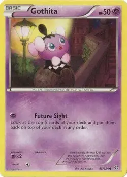 Gothita 55/124 - Pokemon Dragons Exalted Common Card - Image 1