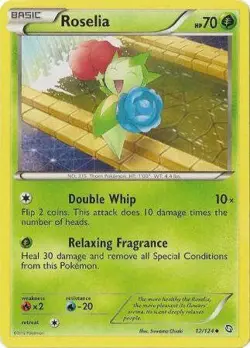 Roselia 12/124 - Pokemon Dragons Exalted Uncommon Card - Image 1