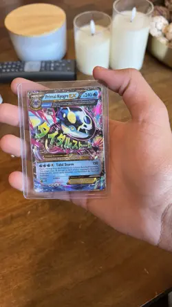 Pokemon TCG XY Primal Clash Holo Rare Card Mega Primal Kyogre EX 55/160 - Image 1