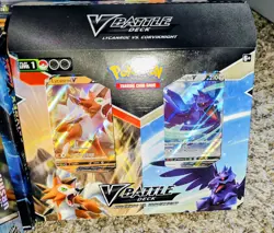 Pokemon TCG: V Battle Deck: Lycanroc vs. Corviknight (290-80957) 820650809576 - Image 1