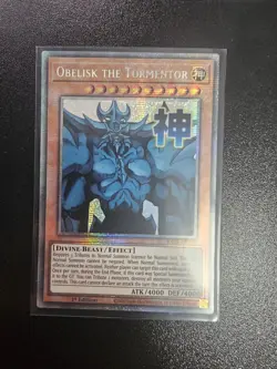 RA05-EN129 Obelisk the Tormentor Variant Art Starlight Rare 1st Ed YuGiOh - Image 1