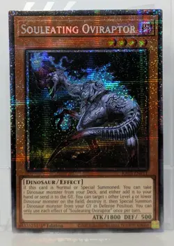 YuGiOh! Souleating Oviraptor RA05-EN011 Starlight Rare 1st Edition - Image 1