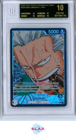 SMOKER L PAR 2023 ONE PIECE PARAMOUNT WAR OP02093 BLACK LABEL BGS 10 - Image 1