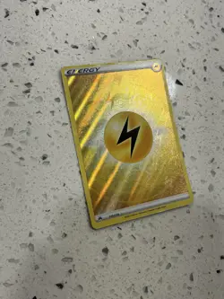 Pokemon TCG Lightning Energy Full Art Holo Ultra Card Crown Zenith 155/159 - Image 2