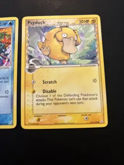Pokemon TCG: Ex Era 2 Card Lot- Non Holo: Crystal Squirtle & Delta Psyduck - Image 4