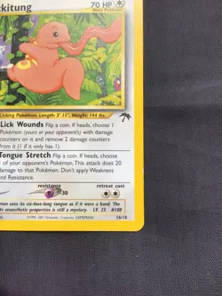 Pokemon Cards: Southern Islands: Lickitung 16/18 - Image 4
