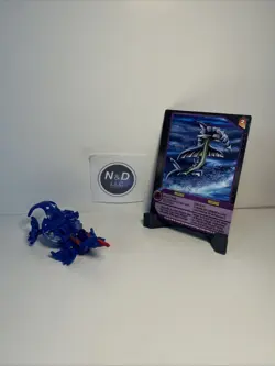 Bakugan Gundalian Invaders Aquos Megarus 900G BakuSuper G W/Card RARE - Image 1