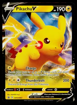 Pikachu V - - Holo SWSH061 Promo Pokemon SWSH: Sword & Shield Promo Cards MP - Image 1