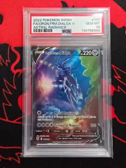 PSA 10 Origin Forme Dialga V 177/189 Astral Radiance Alt Art Pokemon Card 2022 - Image 1