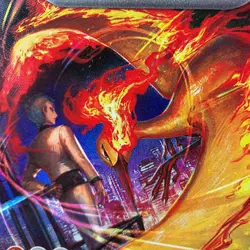 Glory of Team Rocket's Moltres ex SAR 124/098 SV10 Korean Pokemon Card TCG NM US - Image 3