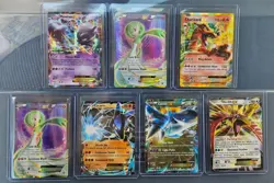 Lot 7 Pokemon EX Cards TCG - Charizard, Mewtwo, Gardevoir, Lucario, Ho-Oh, Latio - Image 1